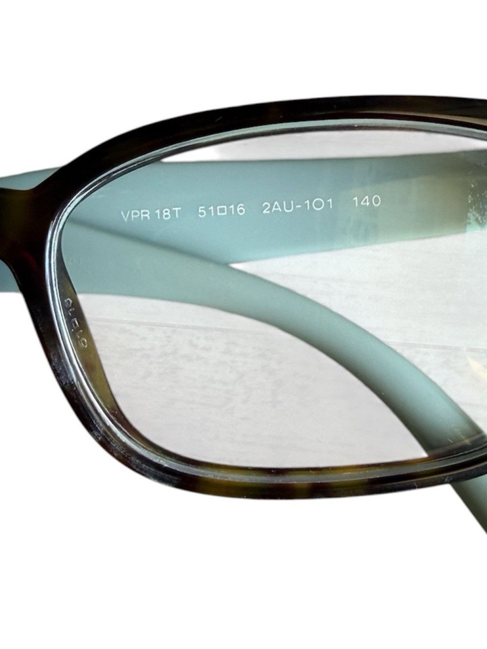 Prada VPR 18T 2AU-1O1 Tortoise Brown Eyeglasses Frames 51-16 140 Italy Designer - Picture 13 of 14